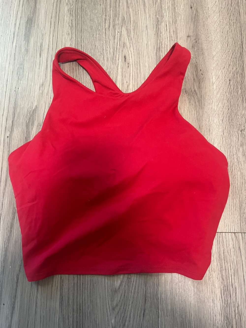 Women’s Athleta Conscious Crop High-Neck Crop Tank Top - Navy, Red, Mint - Picture 5 of 10